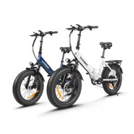 SAMEBIKE LOTDM200 II električni bicikl 20" 750W, bijelo -plavi